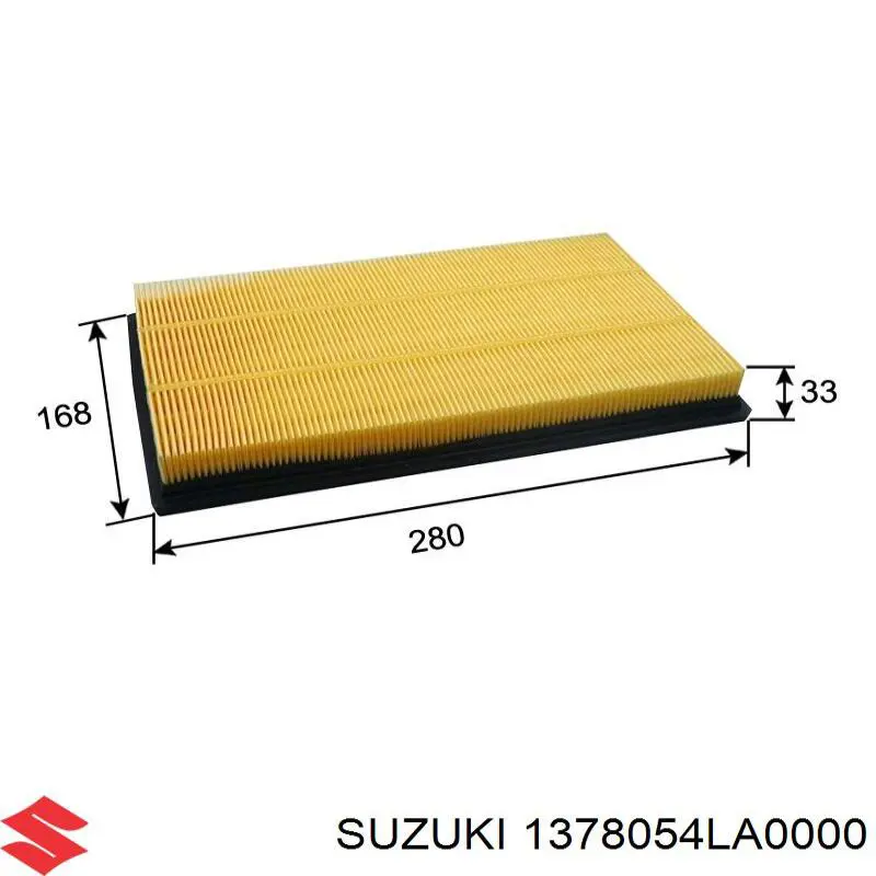 Do koszyka 1378054LA0000 Suzuki Filtr powietrza