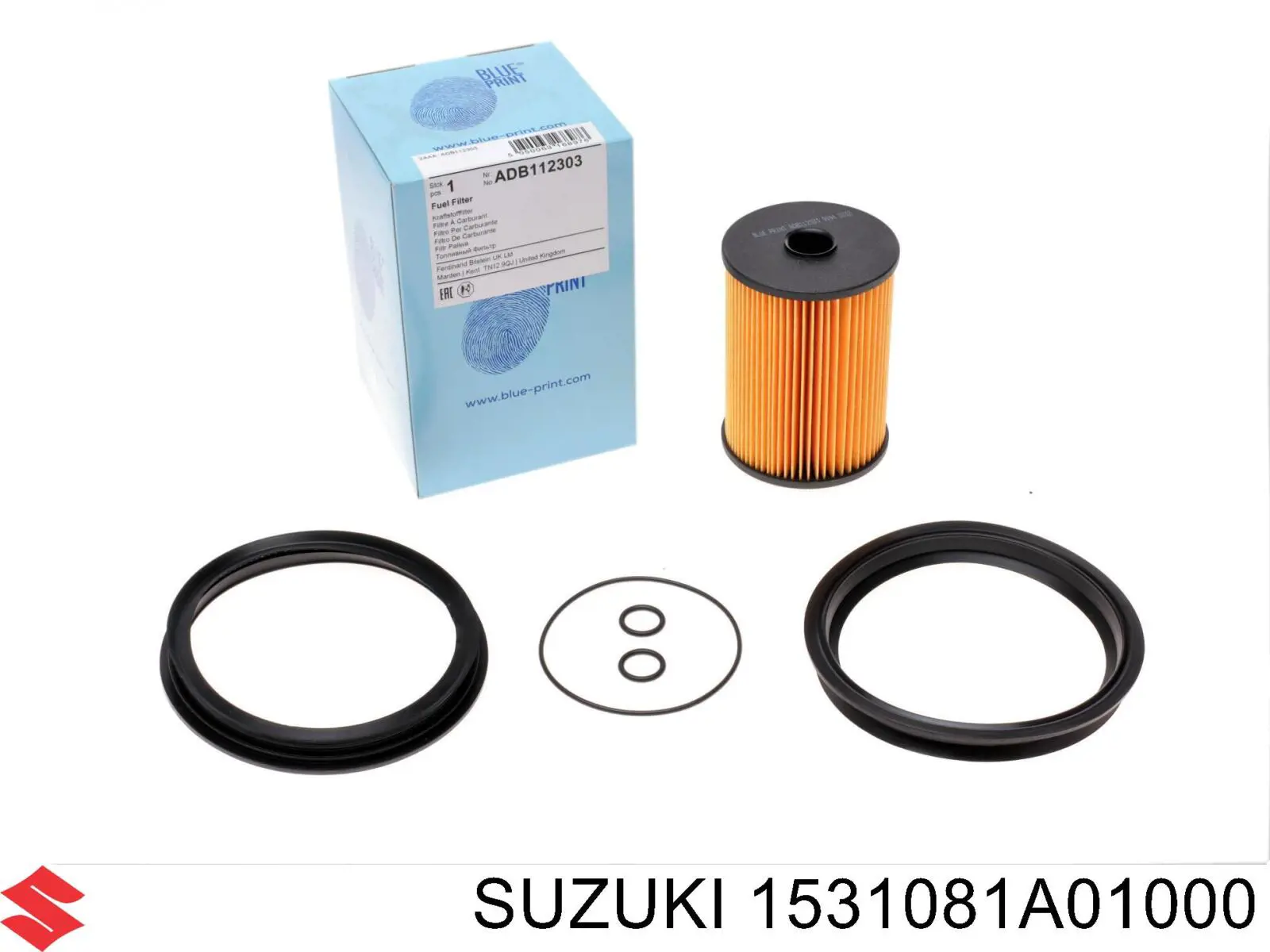 Do koszyka 1531081A02 Suzuki Filtr paliwa