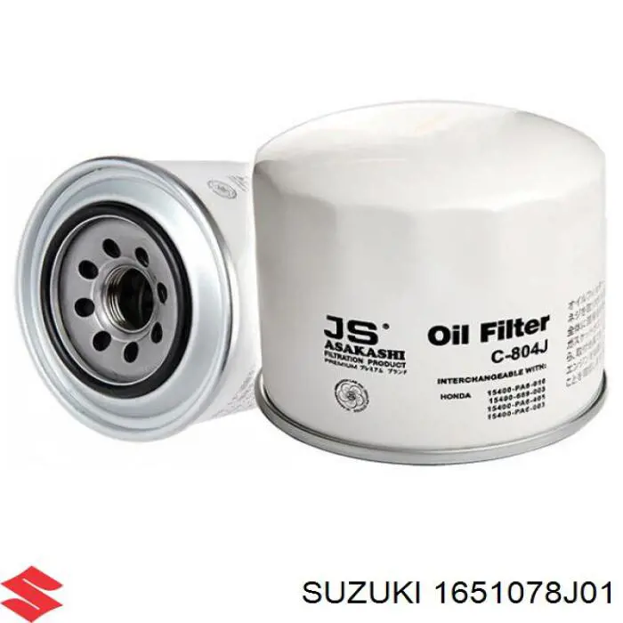 Filtr oleju Suzuki 1651078J01 cena, od 8,04 USD