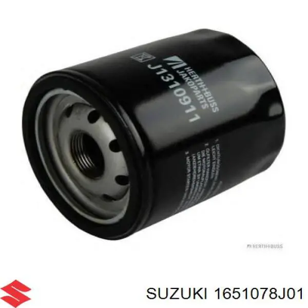 Do koszyka 1651078J01 Suzuki Filtr oleju