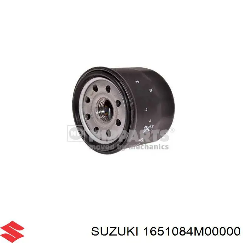 Do koszyka 1651084M00000 Suzuki Filtr oleju