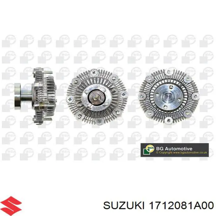 Sprzęgło wiskotyczne wentylatora chłodzenia Suzuki 1712081A00 cena, od 62,81 USD