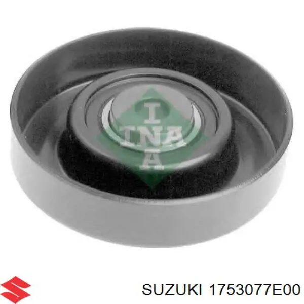 Do koszyka 1753077E00 Suzuki Rolka prowadząca, kierunkowa paska napędowego
