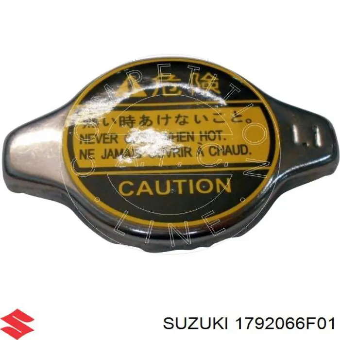 Do koszyka 1792066F01 Suzuki Pokrywa (korek) chłodnicy