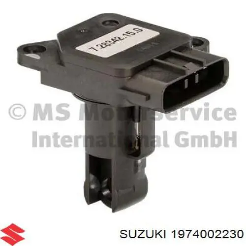 Czujnik przepływu powietrza, przepływomierz powietrza M.A.F. Suzuki 1974002230 cena, od 62,99 USD