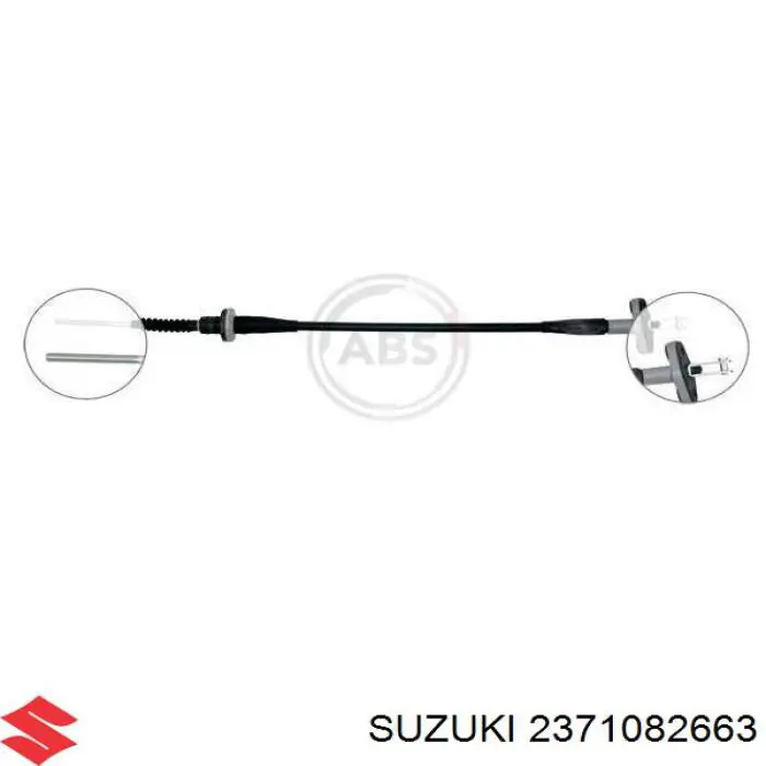 Linka sprzęgła Suzuki 2371082663 cena, od 17,81 USD