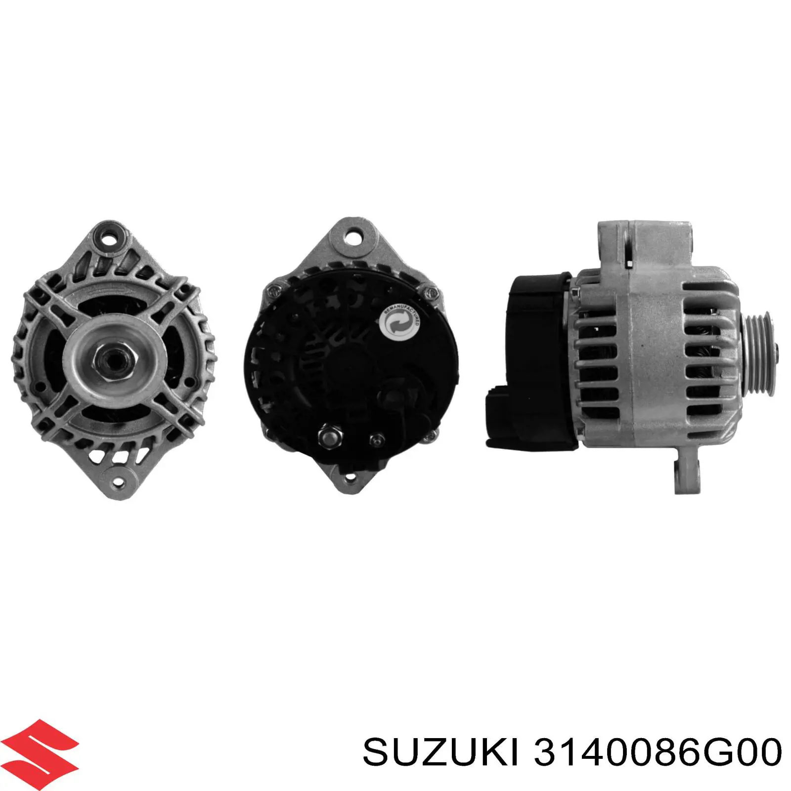 Do koszyka 3140086G00 Suzuki Alternator