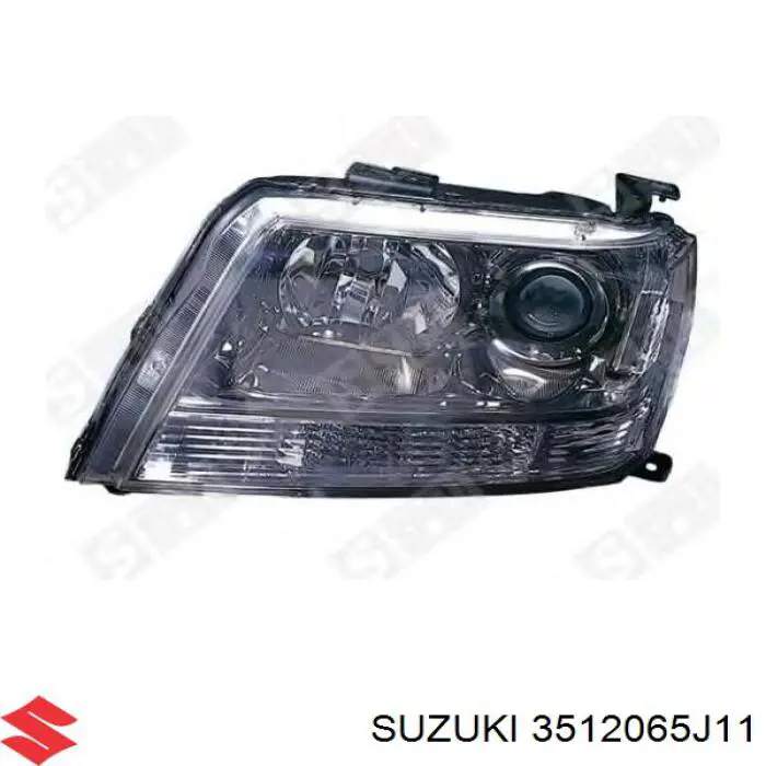 3512065J11 Suzuki Reflektor prawy