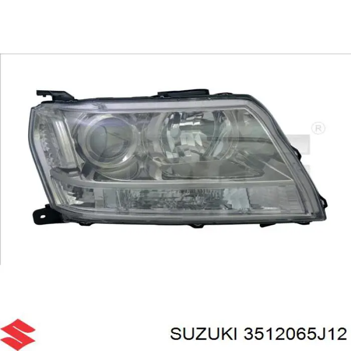 3512065J12 Suzuki Reflektor prawy