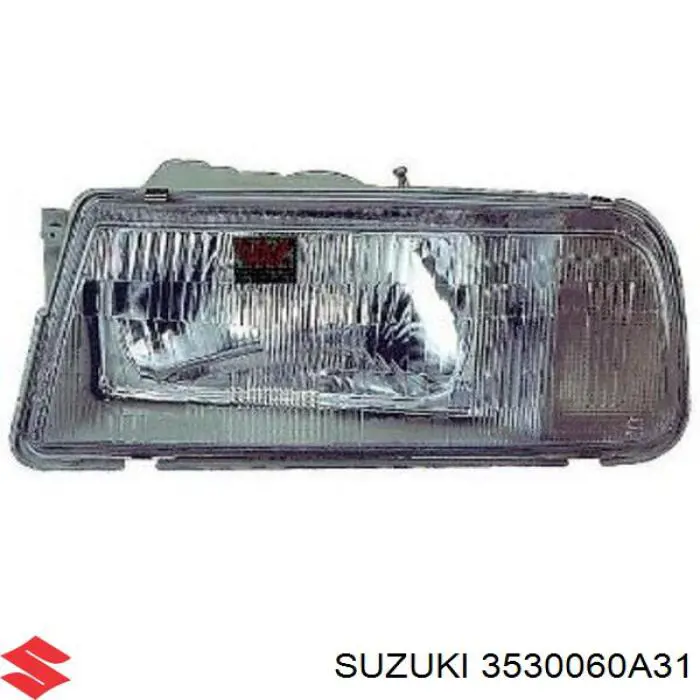 Do koszyka 3530060A31 Suzuki Reflektor lewy