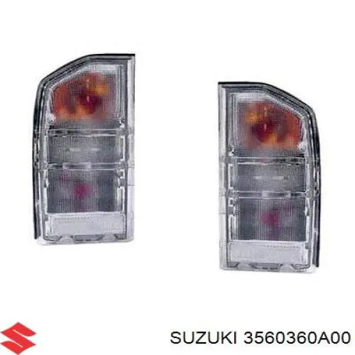 Do koszyka 3565060A22000 Suzuki Lampa zespolona tylna prawa