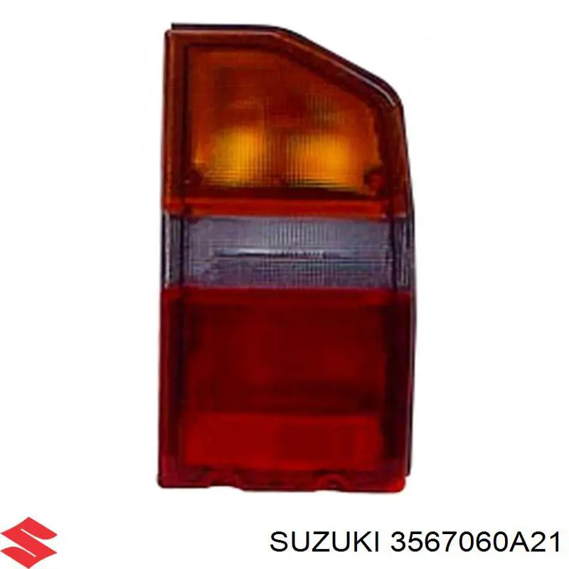 Lampa zespolona tylna lewa Suzuki 3567060A21000 cena, od 71,85 USD