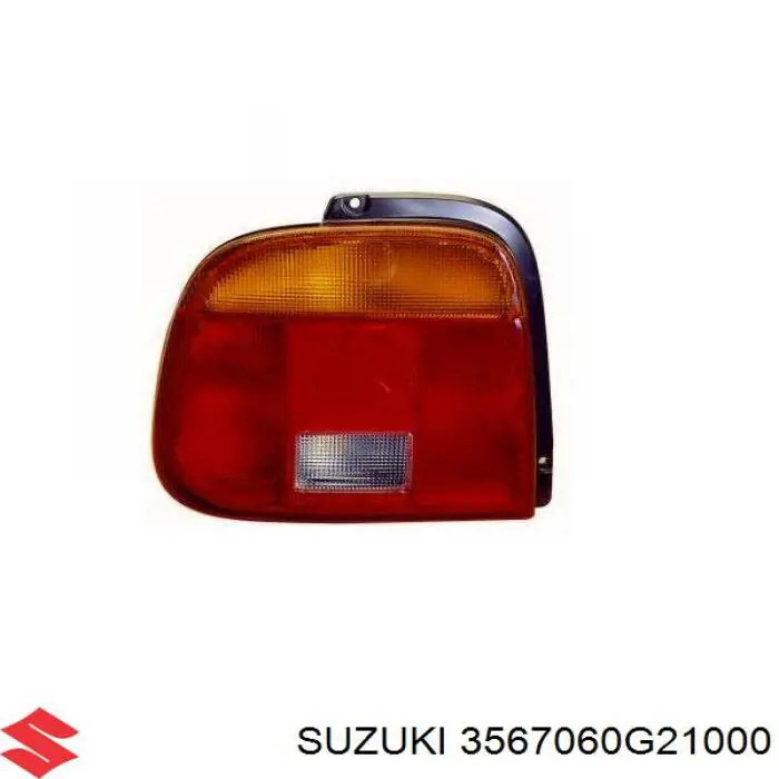 Lampa zespolona tylna lewa Suzuki Baleno sedana (EG) (1995 - 2002) cena, od 47,68 USD