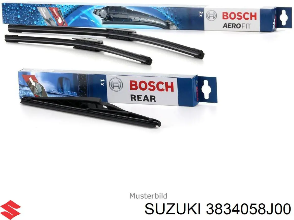 Do koszyka 3834058J00 Suzuki Pióro wycieraczki szyby tylnej