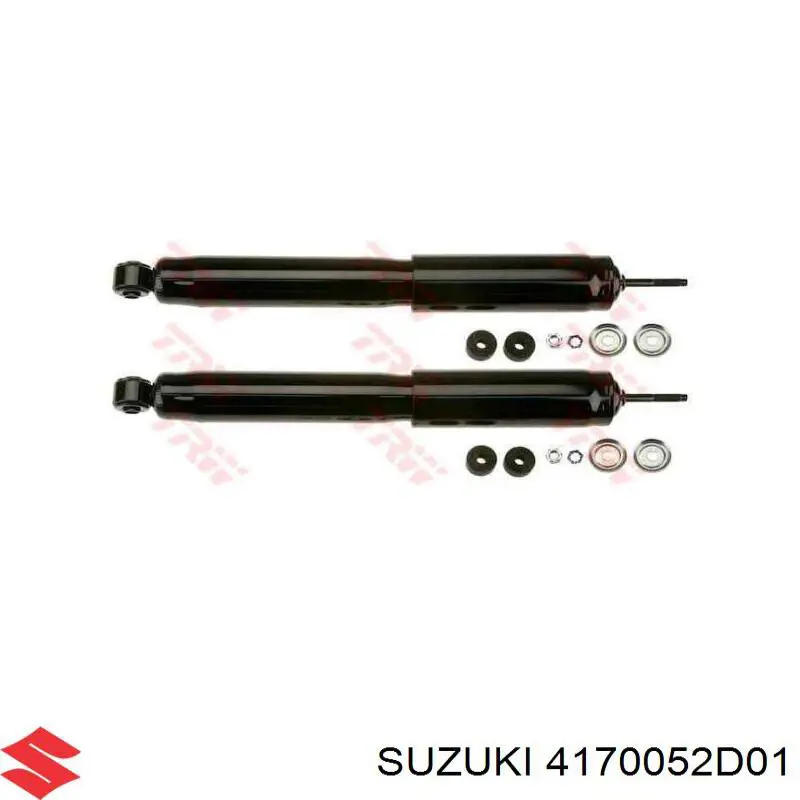 Do koszyka 4170052D01 Suzuki Amortyzator tylny