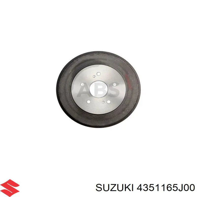 Do koszyka 4351165J00 Suzuki Bęben hamulcowy tylny