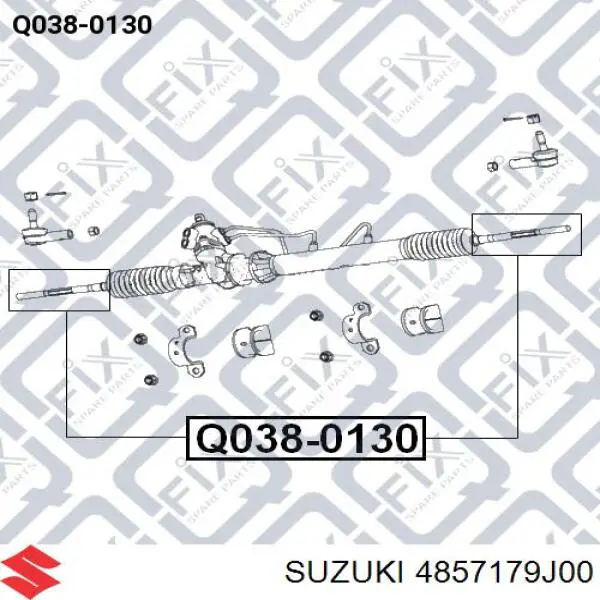 4857179J00 Suzuki Osłona mechanizmu kierowniczego (maglownicy)