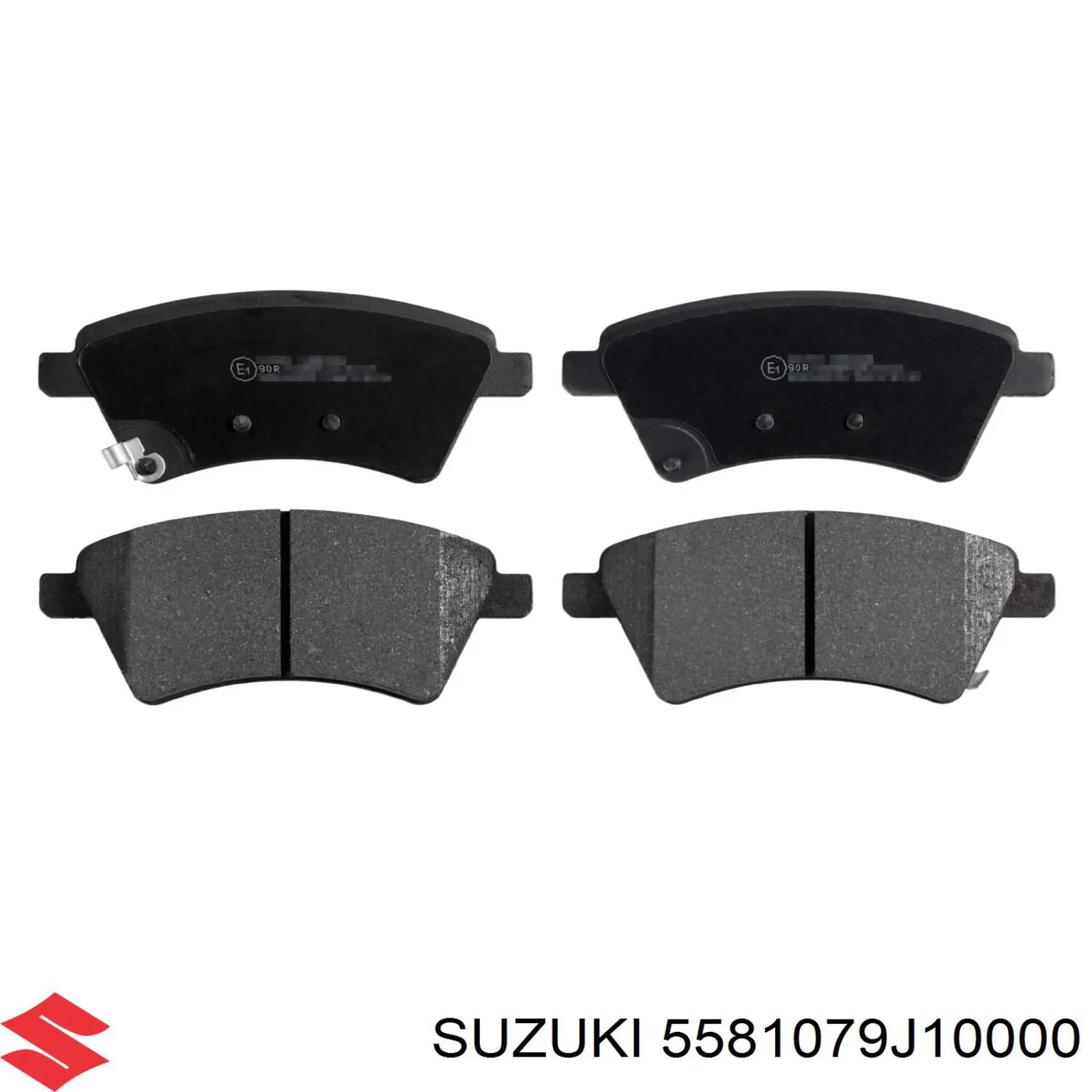 Klocki hamulcowe przednie tarczowe Suzuki 5581079J10000 cena, od 20,71 USD