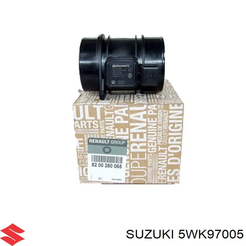 Czujnik przepływu powietrza, przepływomierz powietrza M.A.F. Suzuki 5WK97005 cena, od 63,43 USD