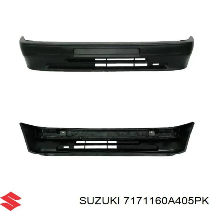 Zderzak przedni 7171160A405PK Suzuki