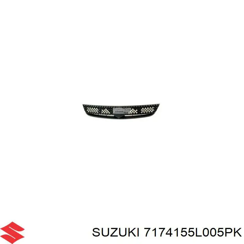 Atrapa chłodnicy Suzuki 7174155L00 cena, od 174,76 USD