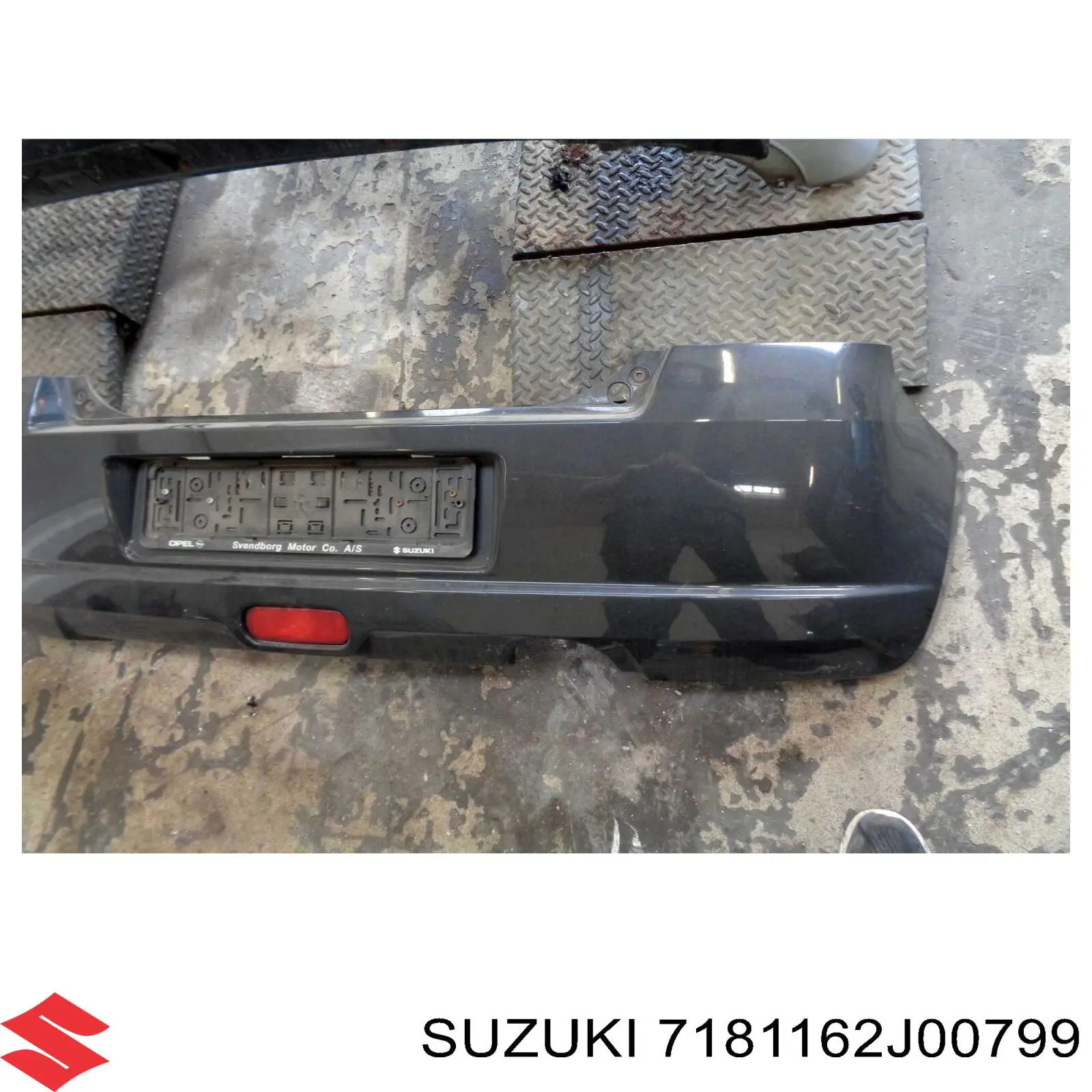 Zderzak tylny Suzuki 7181162J00799 cena, od 258,23 USD