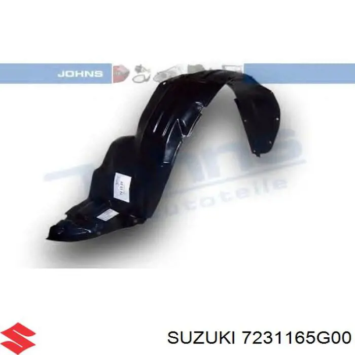 Nadkole błotnika przedniego prawe Suzuki Baleno sedana (EG) (1995 - 2002) cena, od 54,49 USD