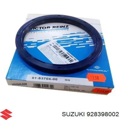 Do koszyka 928398002 Suzuki Uszczelniacz wału korbowego silnika tylny