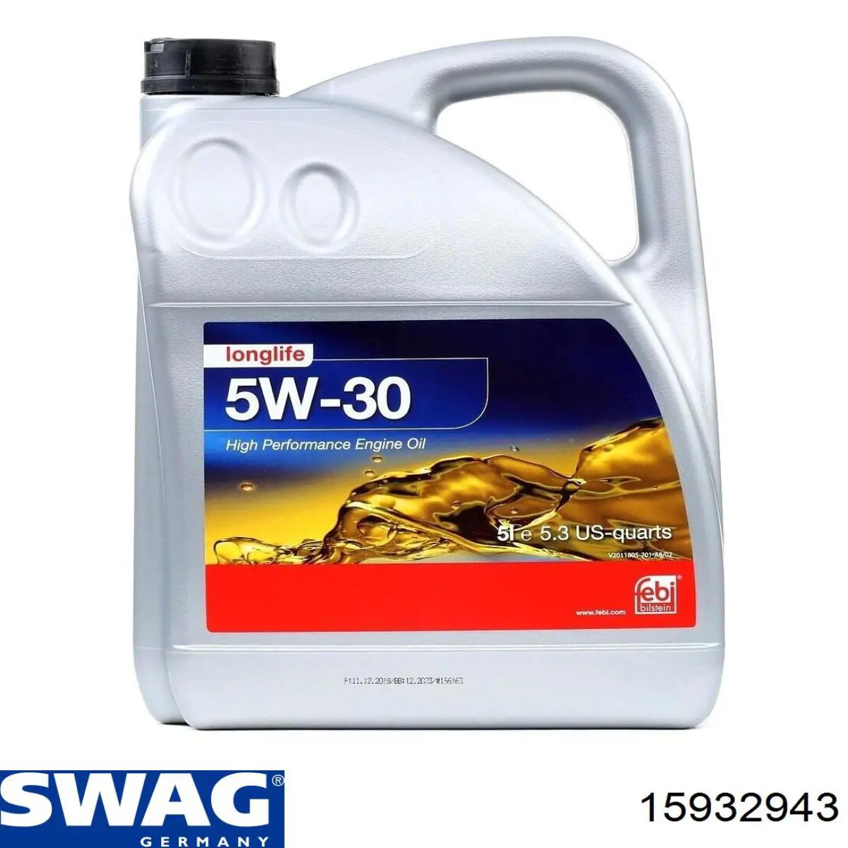 Olej do silnika Swag 15932943 cena, od 62,80 USD