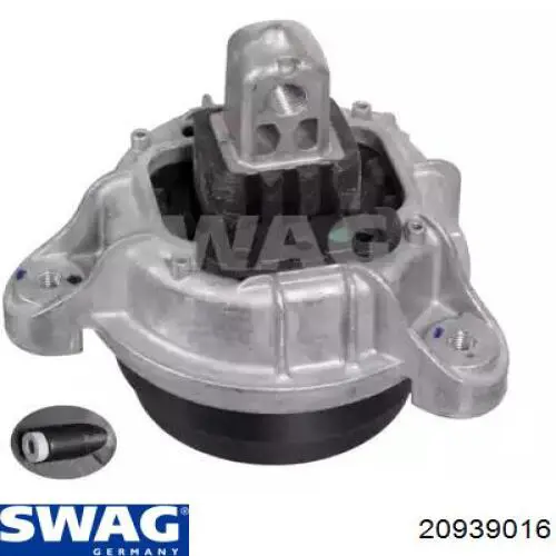 Poduszka (podpora) silnika prawa Swag 20939016 cena, od 85,77 USD