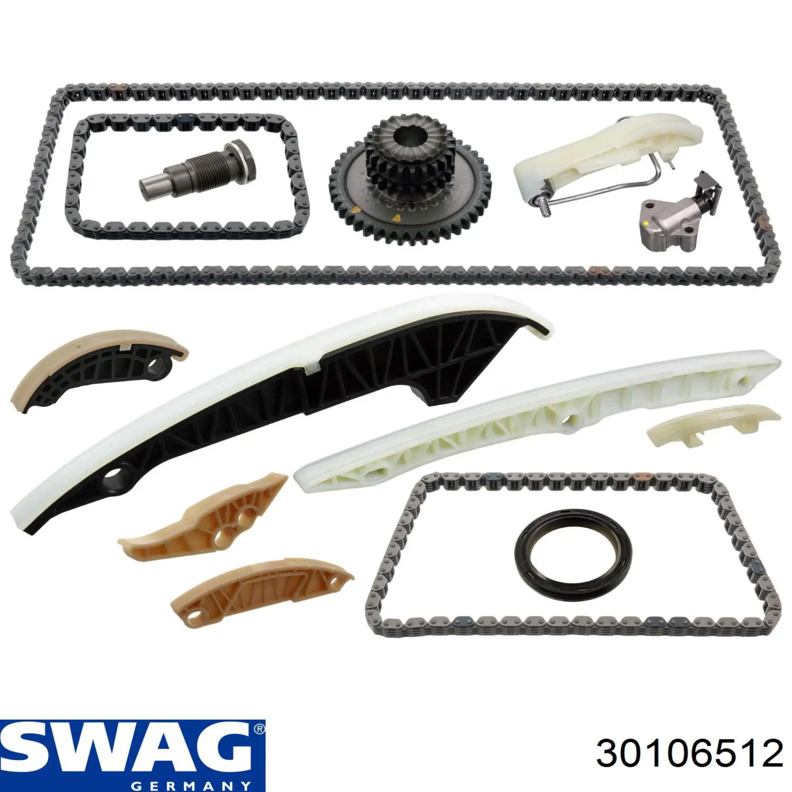 Łańcuch rozrządu, zestaw Swag 30106512 cena, od 372,37 USD