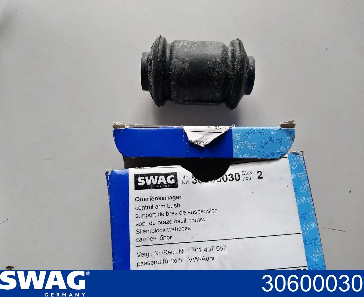 Silentblock przedniego wahacza górnego Swag 30600030 cena, od 5,22 USD