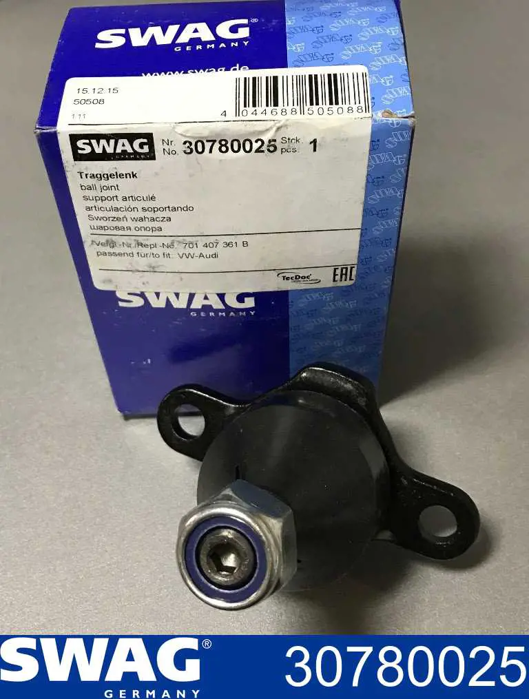 Sworzeń wahacza dolny Swag 30780025 cena, od 14,57 USD