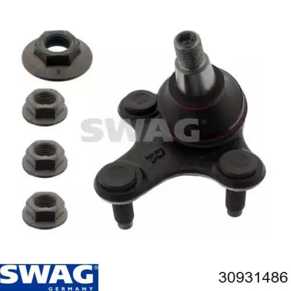 Sworzeń wahacza dolny prawy Swag 30931486 cena, od 16,60 USD
