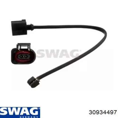 Czujnik zużycia klocków hamulcowych przedni Swag 30934497 cena, od 5,73 USD
