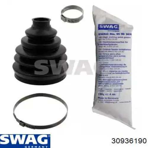 Osłona przegubu homokinetycznego półosi przedniej zewnętrzna Swag 30936190 cena, od 23,47 USD