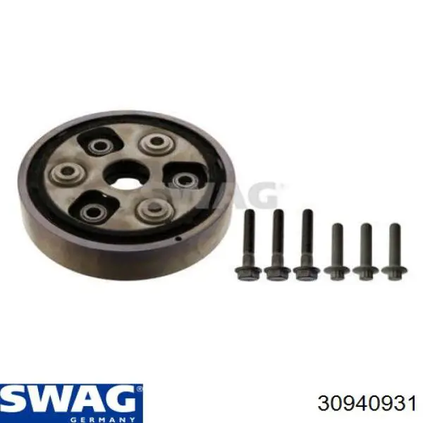Przegub elastyczny wału tylny Swag 30940931 cena, od 230,95 USD