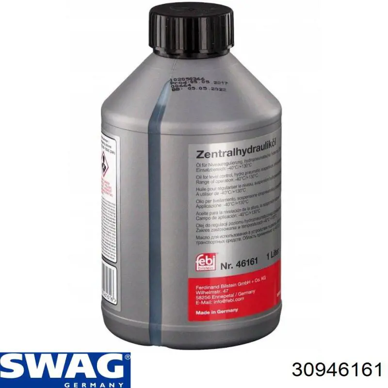 Do koszyka 30946161 Swag Płyn hydraulicznego układu wspomagania