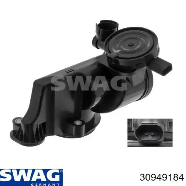 30949184 Swag Separator oleju układu wentylacji kadłuda (bloku silnika)