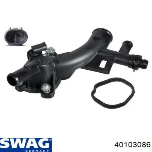 Kołnierz układu chłodzenia (trójnik) Swag 40103086 cena, od 20,71 USD