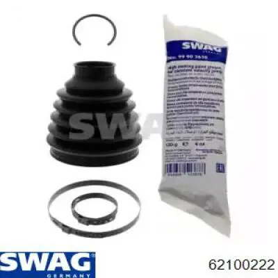 Osłona przegubu homokinetycznego półosi przedniej zewnętrzna Swag 62100222 cena, od 24,93 USD