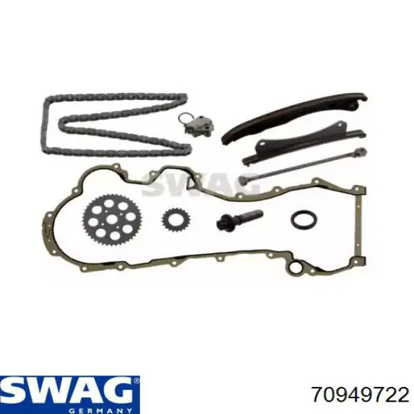 Łańcuch rozrządu, zestaw Swag 70949722 cena, od 106,77 USD