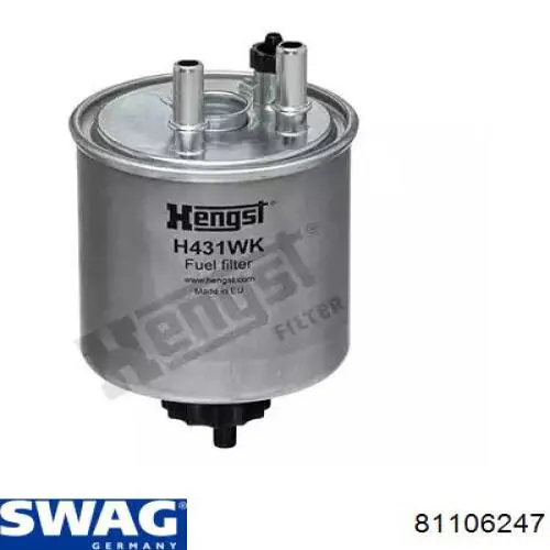 Do koszyka 81106247 Swag Filtr automatycznej skrzyni biegów