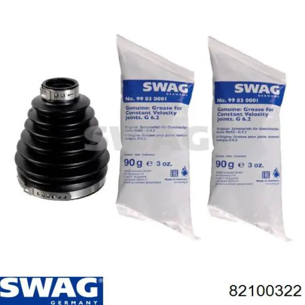 Osłona przegubu homokinetycznego półosi przedniej zewnętrzna Swag 82100322 cena, od 24,80 USD