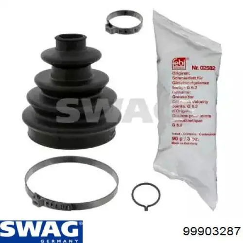 Osłona przegubu homokinetycznego półosi przedniej zewnętrzna Swag 99903287 cena, od 8,44 USD