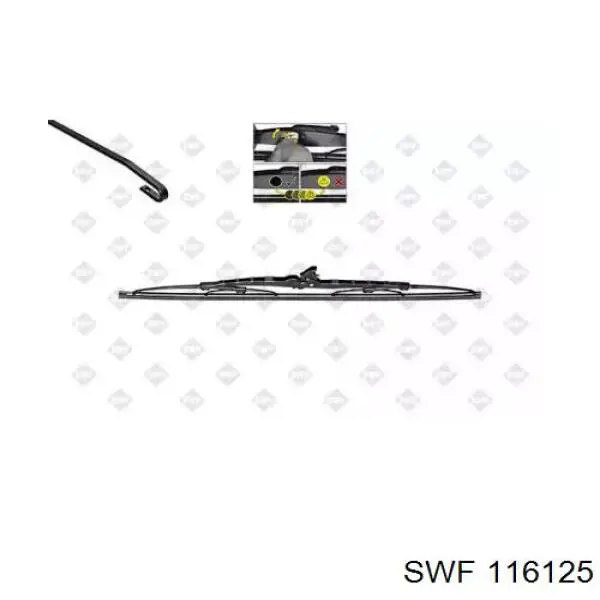 Pióro wycieraczki szyby przedniej, zestaw (2 szt.) Mitsubishi Galant V sedana (E1A) (1984 - 1987) cena, od 24,90 USD