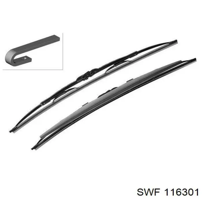 Pióro wycieraczki szyby przedniej, zestaw (2 szt.) Trico EB5545 cena, od 19,93 USD