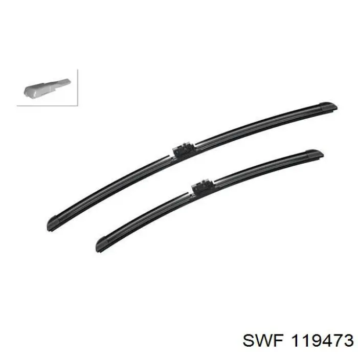 Pióro wycieraczki szyby przedniej, zestaw (2 szt.) Mercedes A176820430090