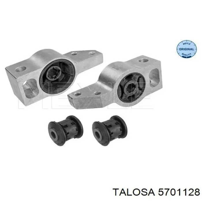Silentblock przedniego wahacza dolnego 5701128 Talosa