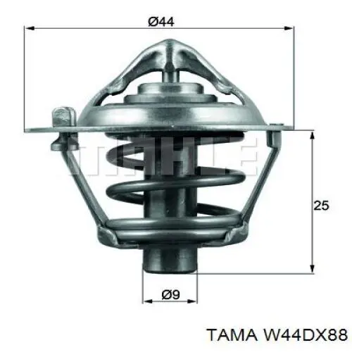 Termostat Tama W44DX88 cena, od 9,97 USD